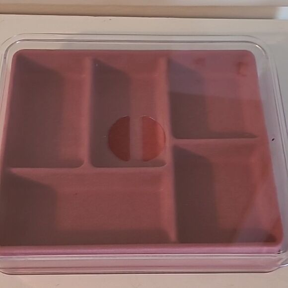 Clear and Pink Divided Storage Box - Picture 2 of 6